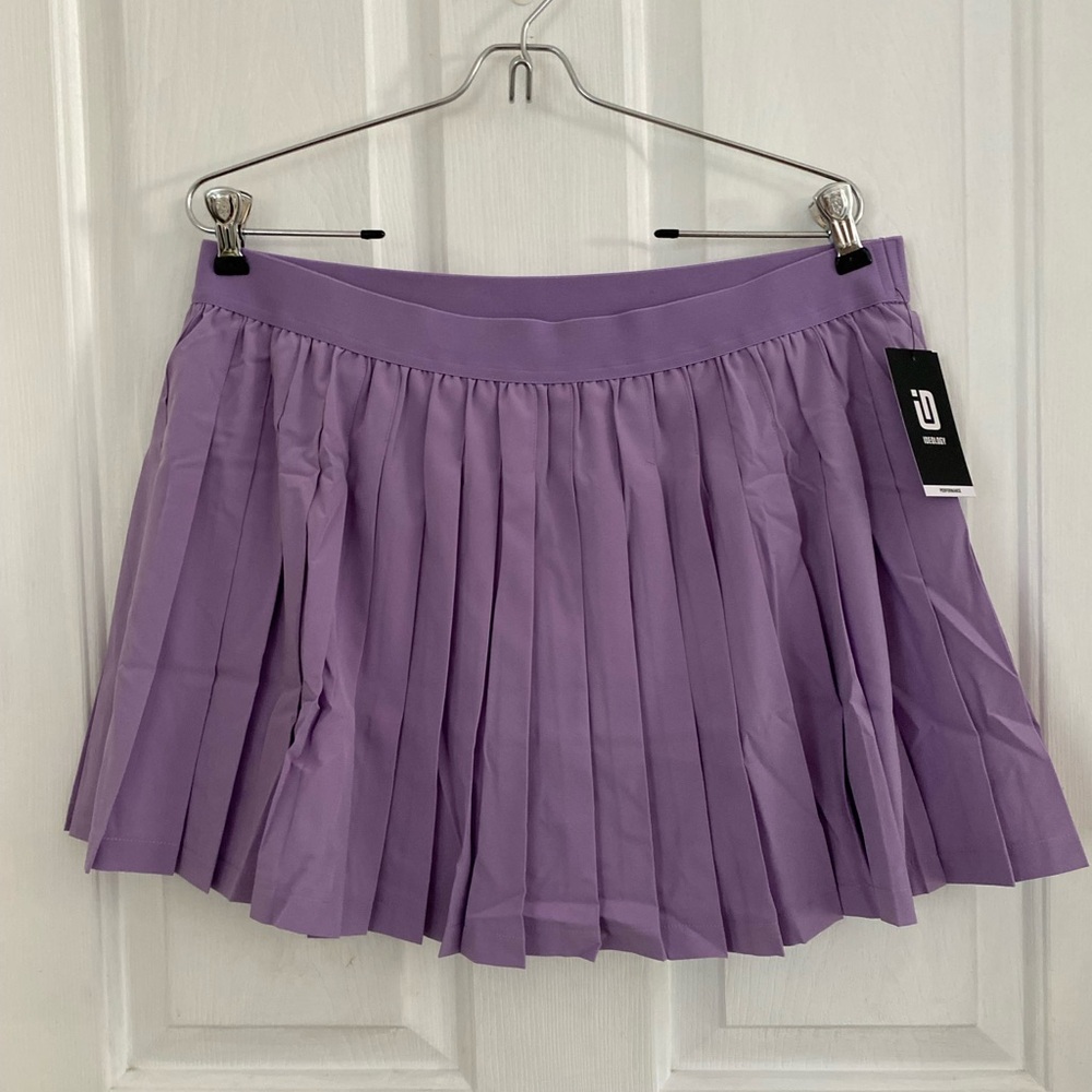 WOMENS IDEALOGY  Elegant Purple Pleated Skirt